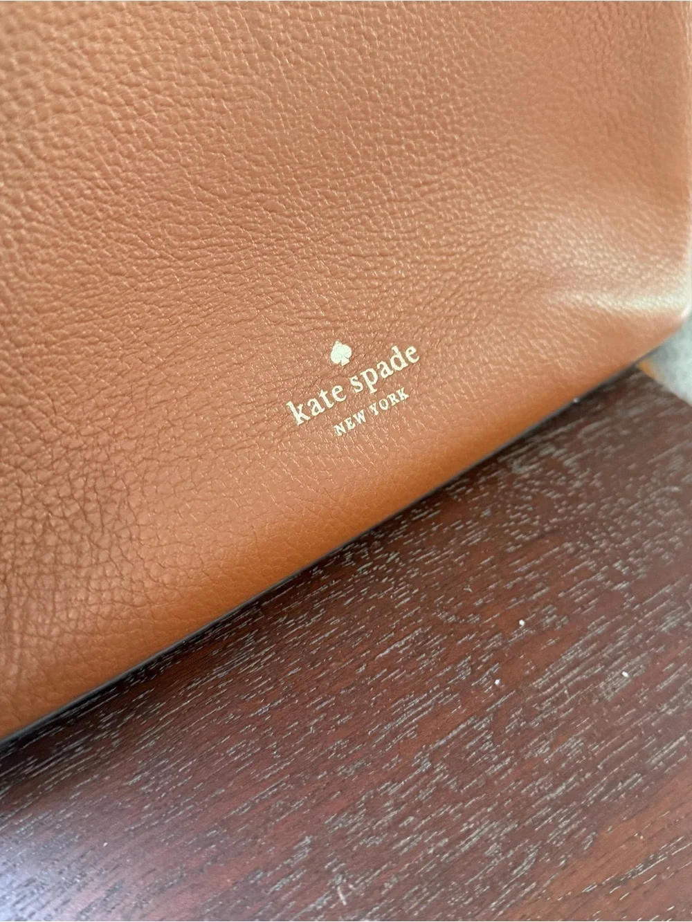 Kate Spade Marti Small Bucket Bag Camel EUC